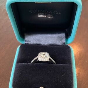 Tiffany & Co. Platinum Diamond Legacy Engagement Ring